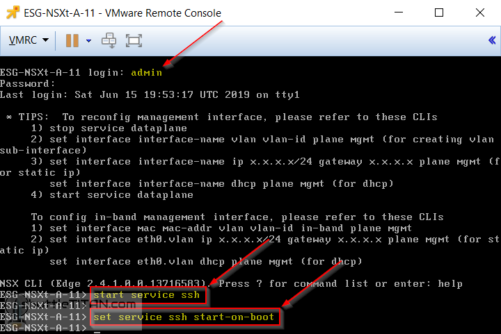 Quick Tip: Enable/Disable a service e.g. SSH/SNMP to persist on NSX-T EDGE VM reboots