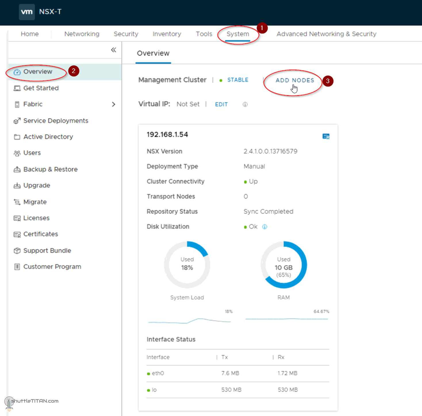 NSX-T Installation Series: Step 3 – Deploy Additional NSX-T Manager Nodes from UI