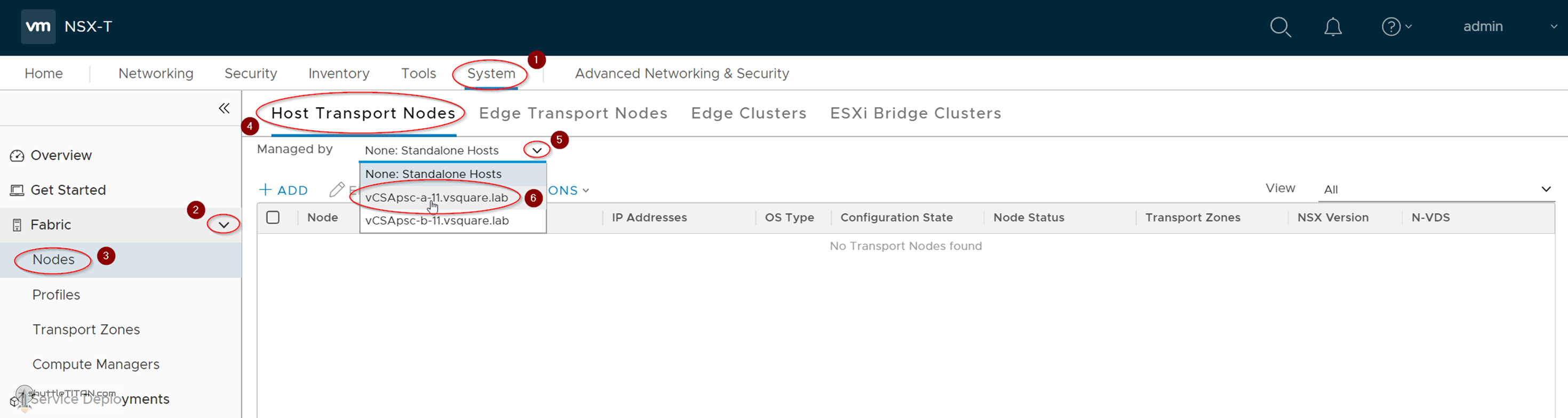 NSX-T Installation Series: Step 9 – Configure Host Transport Node