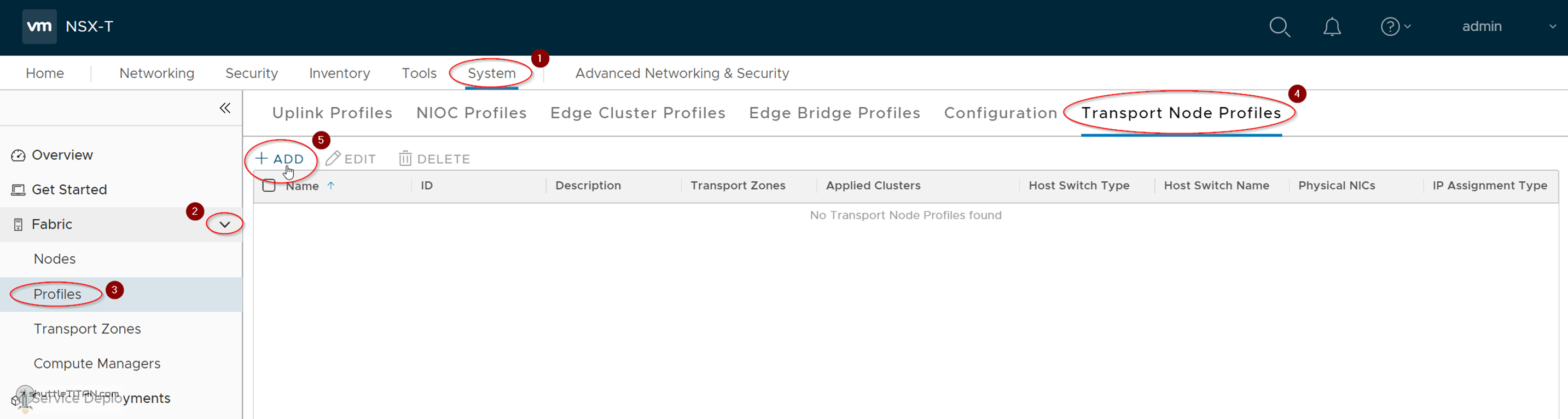 NSX-T Installation Series: Step 8 – Create Transport Node Profile